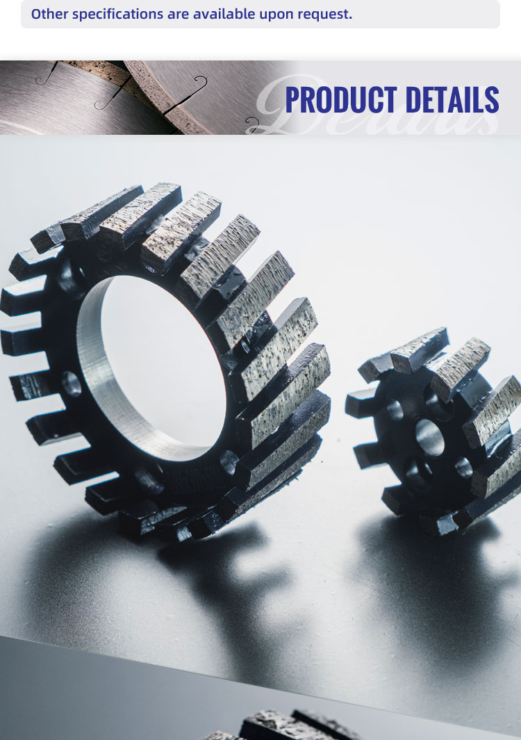 Stable Performance And Long Lifespan Diamond Tools CNC Stubbing Wheels For Grinding Slabs