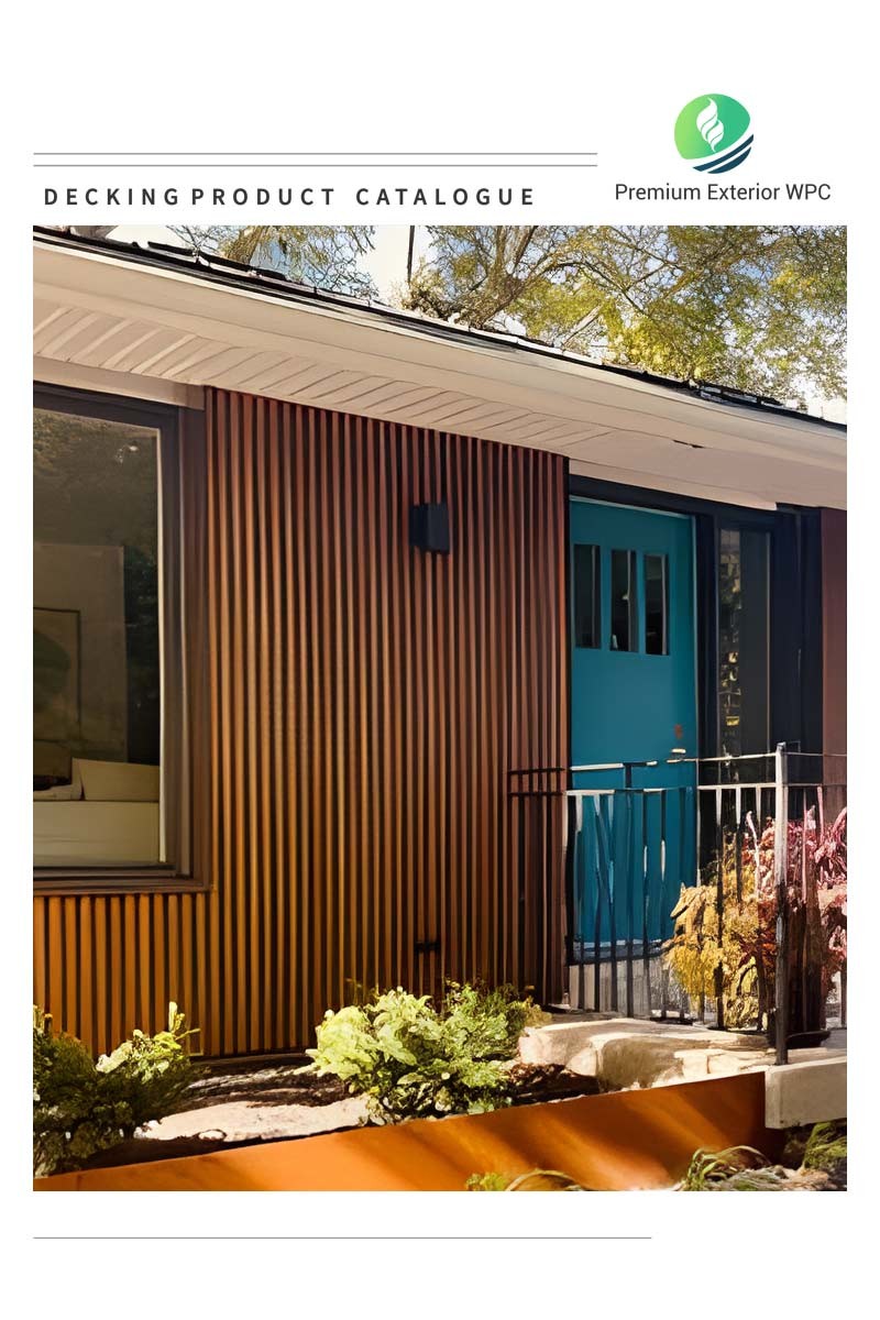 Anti UV WPC Wall Cladding Panels Customized Composite Exterior Cladding