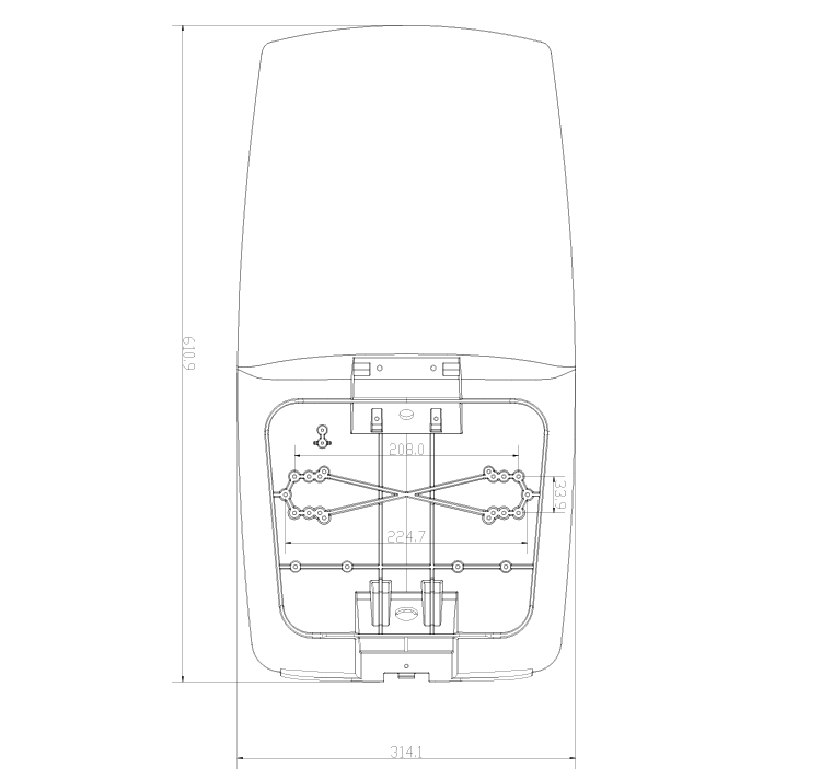 70 CRI 5- Die-cast Aluminium IP65 Waterproof Outdoor Streetlight for Highway Lamp