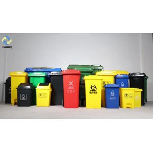 China 120l litre green plastic dustbin trash bin waste bin wholesale