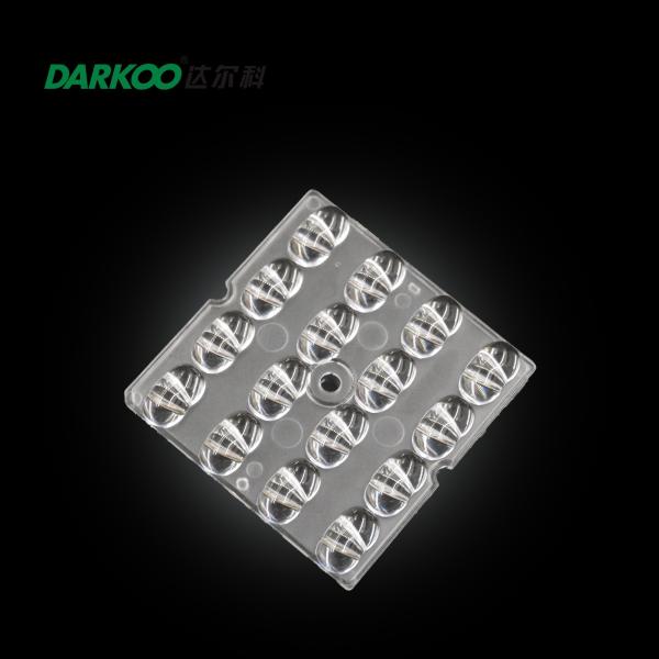 Quality High Efficiency 4x4 Array SMD LED Lens For Outdoor Lihgting Lamps for sale