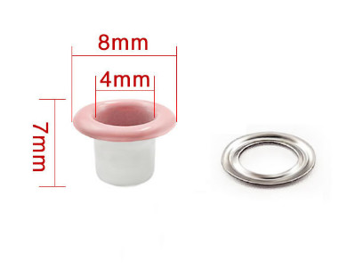 IRON Electroplated Hollow High Eyelet Buckle Diameter 4-10mm Suitable For Clothing, Canvas Shoes Bag Parts Accessories