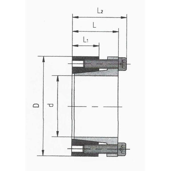 Z13B Power Shaft Locking Devices Elements 2 Openings Multiple Size