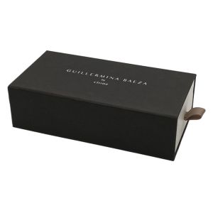 OEM Rectangle Cardboard Drawer Packaging Box With Ribbon