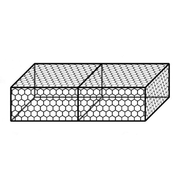 Hexagonal Stainless Wire 2.2mm Filling Gabion Baskets Fence