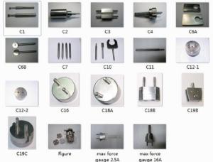 China CEE7 Plug Socket Tester Plug And Socket Gauge Calibration Certificate wholesale