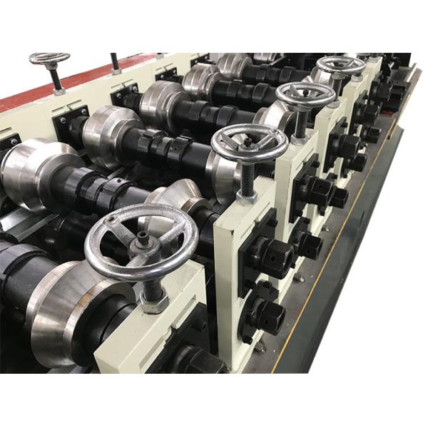 Two line Stud and track Omega profile roll forming machine with servo motor control