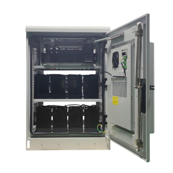 600w Outdoor Telecom Equipment Communication Cabinet Online Ups Battery Racks Ip55