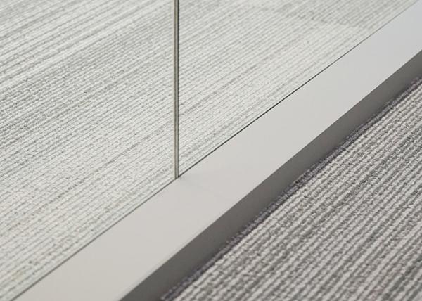 Quality Modern customizable durable Office Glass Partition Walls 25mm style single frameless nice package with quality door for sale