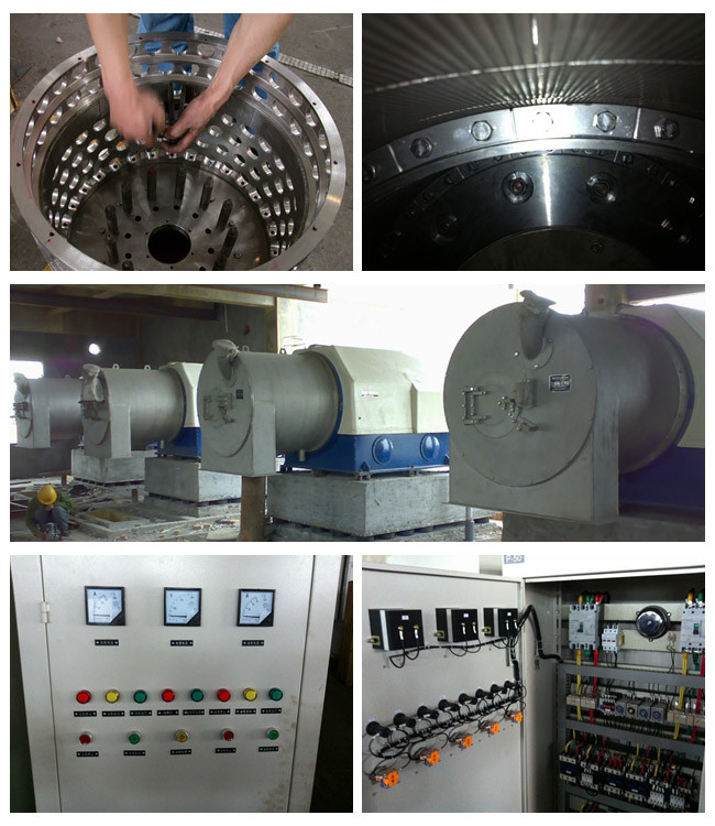 Model PP-100 Continuous Chemical Centrifuge Two Stage Pusher Centrifuge For Fumaric Acid