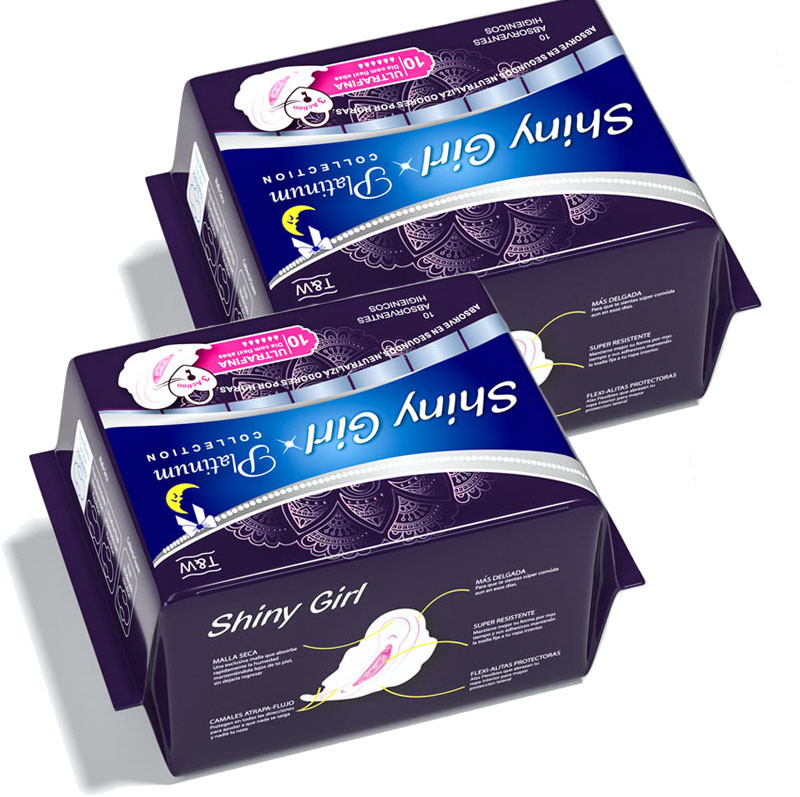 Super Soft Night Use Sanitary Napkin Ultra Thin Menstrual Period ISO 9001:2016