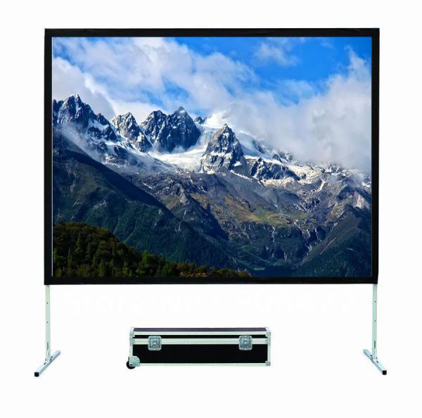 Quality Collapsible PVC Projector Foldable Screen Front Rear Fast Folding for sale