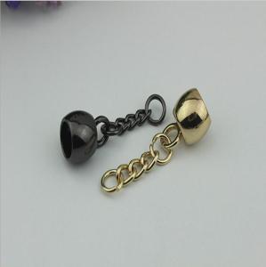 China New product hanging light gold 50*10 mm bag hardware metal caps for tassel wholesale