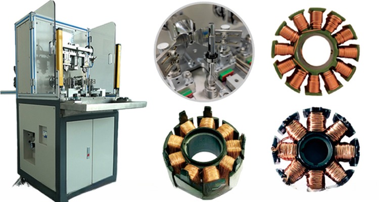 Wire Diameter Range 0.1 0.8 mm Stator Winding Machine for Fans Motors and Engines