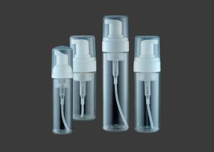 China Disposable Shampoo 15ml PET Plastic Bottles Empty Frosted Mist Sprayer wholesale