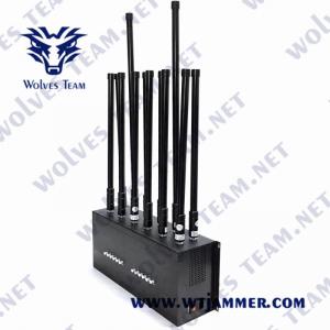 China GSM DCS 3G 4G Lojack Mobile Signal Blocker 60W WIFI GPS RF Jammer wholesale