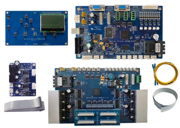 Quality DX5 Double Head USB2.0 White Ink Pyrography Printer Control Board for sale