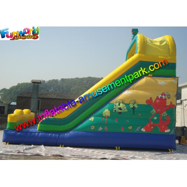 Water Proof Commercial Inflatable Bouncers / Inflatable Slip And Slide Fire Retardant