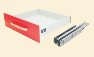 China DD201 86mm Silent Soft Closing Drawer Slide on sale