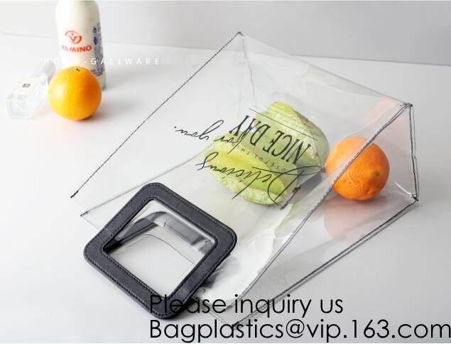 Custom Clear Pvc Lady Handbag Set Transparent Beach Tote Bag With Inner Pouch,Shoulder Tote Holographic PVC Beach Bag