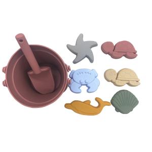 Unisex Child Summer Silicone Sea Sand Bucket Set For Beach