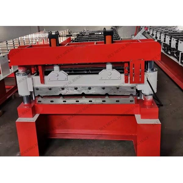 Trapezoidal 3phases Roof Roll Forming Machine Plc Control System