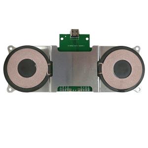 C Jack Twin Universal Qi Wireless Charging Transmitter Qi 10W 7.5W
