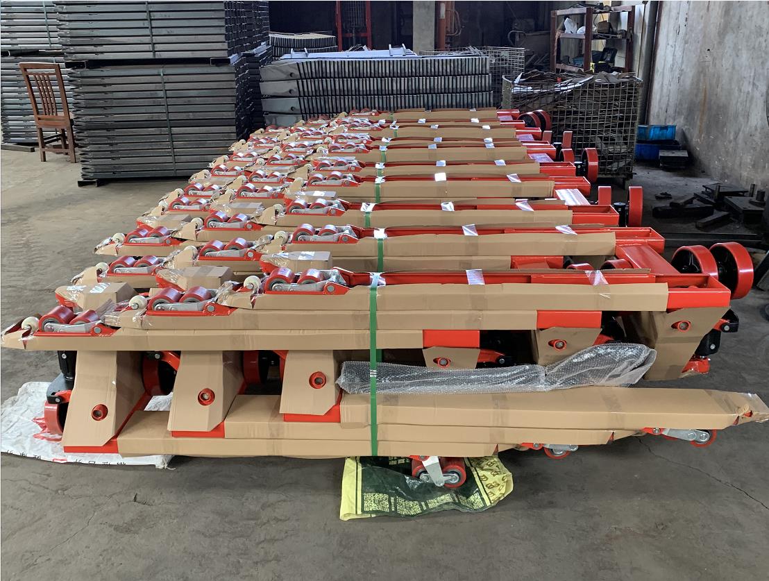 1-10T KAD Manual Hydraulic Pallet Truck Small Manual Forklift With PU Wheel