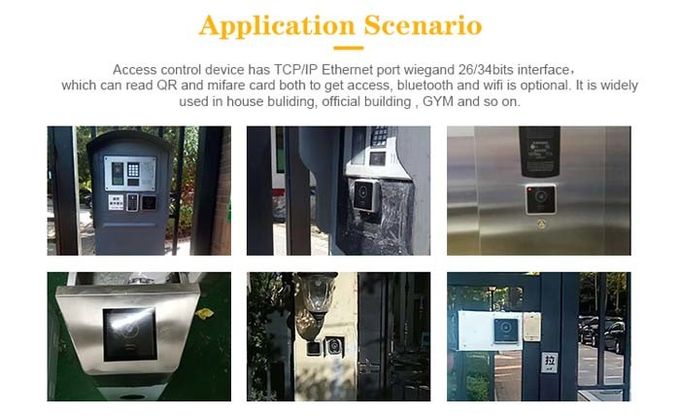Digital Qr Code Access Control Reader Mifare Card Reader Wiegand 26