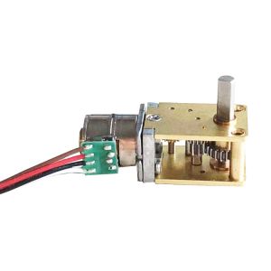 10mm 2 Phase 4 Wire Mini Dc Geared Stepper Motor For Ip Camera 40 Ohm DC 5.0V