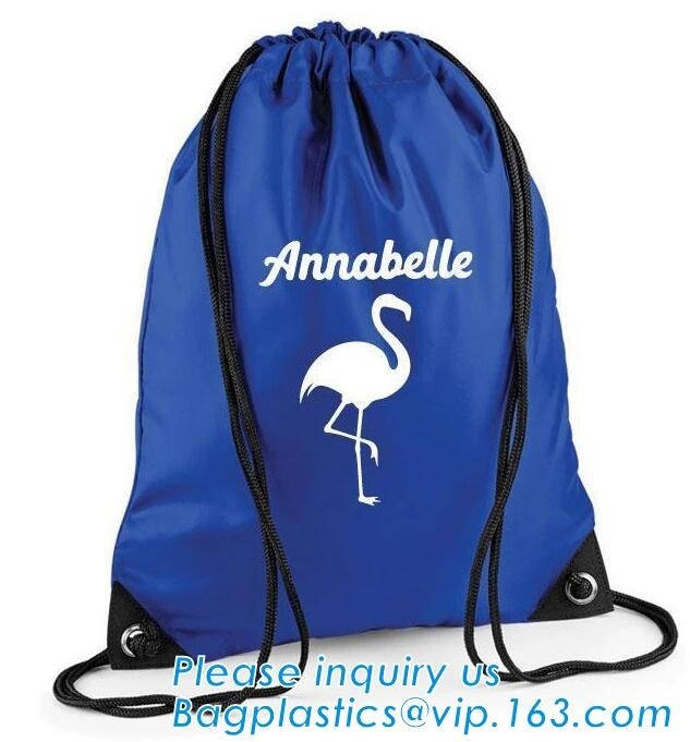 Cheap Custom Wholesale Promotion Canvas Cotton Drawstring Bag, Waterproof Mini Nylon Polyester Drawstring Bag bagplastic