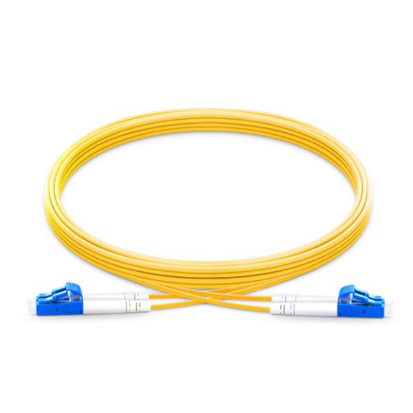 Quality Customized Length Duplex Fiber Optic Patch Cord Lc Lc Single Mode 2.0mm 3.0mm Dia. for sale