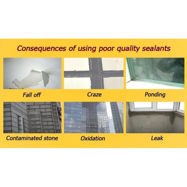 Window Structural Neutral Silicone Sealant For Display Cases