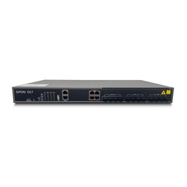 OS-GP08W GPON OLT 8PON NMS/CLI/Web management with 4*10GE uplink port,AC/DC