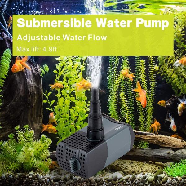 Adjustable Flow 585 GPH Aquarium Water Pump