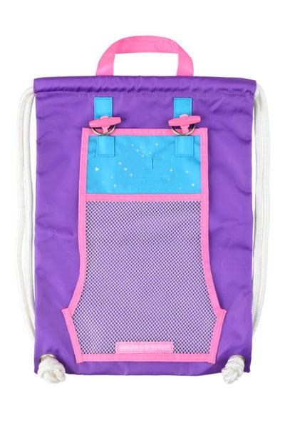 Quality Quick Drying Mesh Swim Bag , Beach Drawstring Backpack Multiple Usages for sale