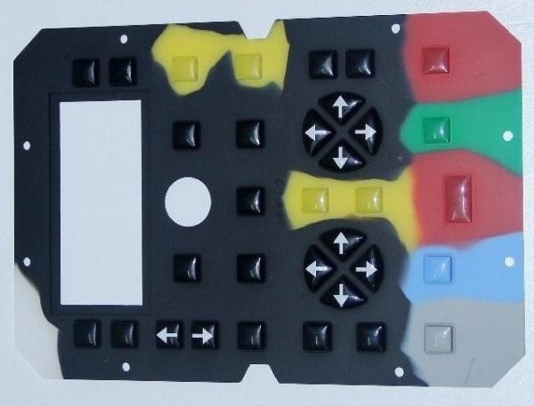 Quality Multi Button Flexible Rubber Membrane Switch Keypad For Control Panel for sale