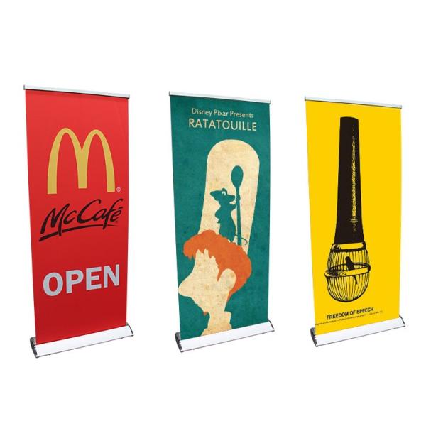 Polyester Sublimation Roll Up Stand Design 80X200cm Big Base Roll Up Banner