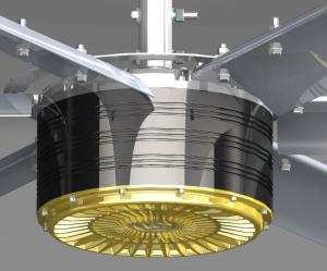 China 24FT Ventilation Cooling Down Extra Large HVLS Fans wholesale