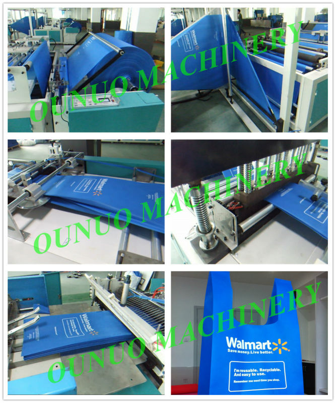 PP automatic non woven bag making machines / carry bag machine