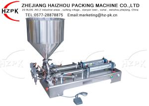 0.4 Mpa - 0.6 Mpa Semi Automatic Paste Filling Machine 1000-5000 Ml