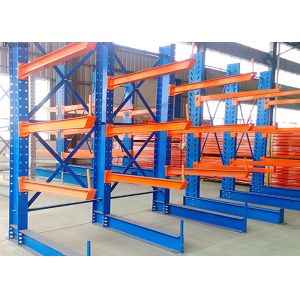 China Large Capacity Cantilever Lumber Rack , Industrial Cantilever Racks Stable wholesale