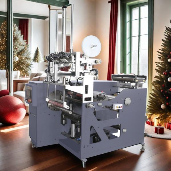 Quality 13″ 4 Spindle Turret Rewinder 4-Spindle Right to Left 3" O.D. Core Holders Core Glue Label Turret Slitting Rewinding for sale