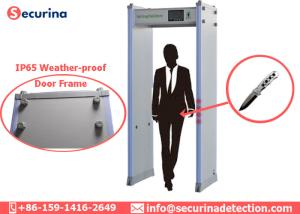 China Door Frame Metal Detector , Security Walk Through Gate 45 Detecting Zones wholesale