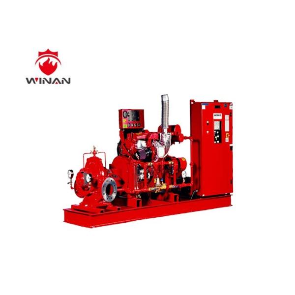 High Pressure Fire Fighting Pumps Diesel Engine Fire Pump Packaged UL Listed 750 Gpm