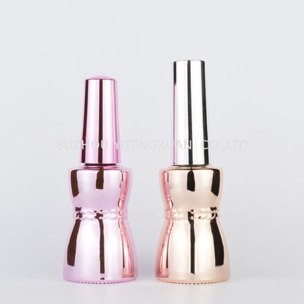 Yaobo Empty Nail Polish Bottles , 15ml Gel Nail Polish Bottle With Screw Cap / Brush