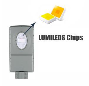 Quality 1300lm All In One Solar Street Light , BYD Battery Monocrystalline Solar Panel Street Light for sale