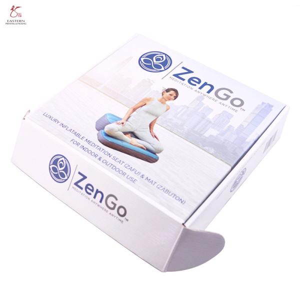 Custom Printed Yoga Mat Corrugated Boxes Assembly Made Stay Protected In Transit