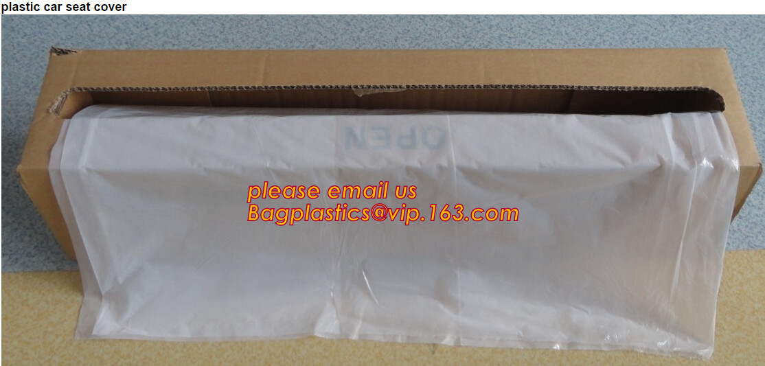 customized plastic car seat cover fit for all seats, Custom Car Seat Cover Package Disposable PE Plastic, limited, ltd,
