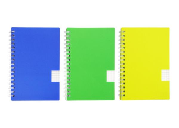 Quality Custom double Spiral Bound Printing Service plastic Hard Cover for sale